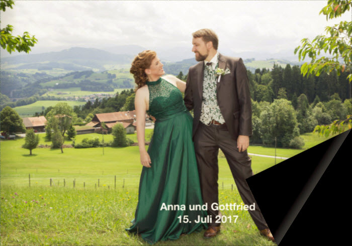 Hochzeitsbuch Anna und Gottfried Mayer